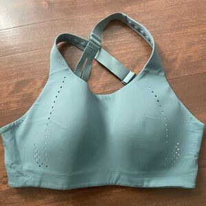 Lululemon Athletica Gray and Green Sports Bra Intimates